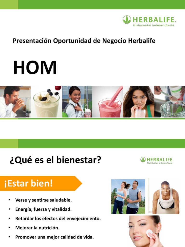 Hom Presentacion Oportunidad Herbalife 1 Nutricion Dieta Y Nutricion