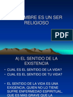 El Hombre Es Un Ser Religioso