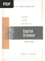 Test and Drills in English Grammar (Robert J. Dixson) 193p