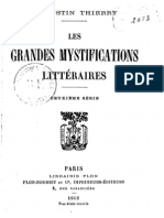 Thierry Augustin-Jules-Gilbert - Les Grandes Mystifications Litteraires Deuxieme Serie