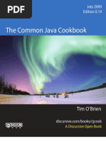 The Common Java Cookbook