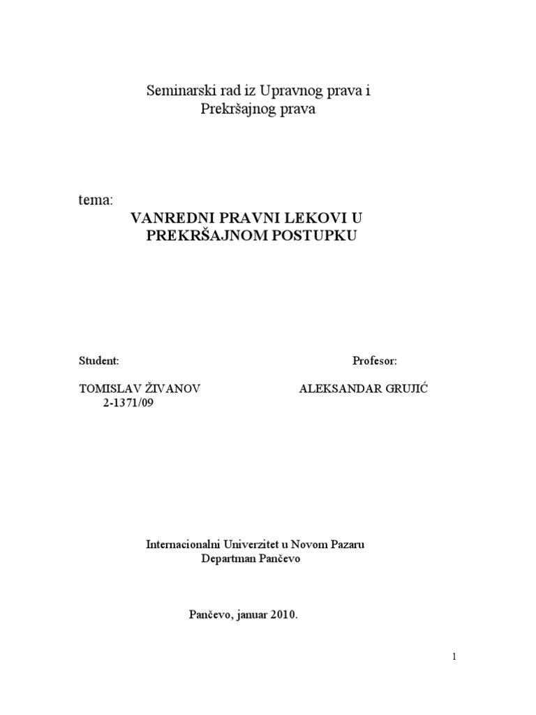 Upravno Pravo | PDF
