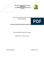 Autoevaluciones Derecho Constitucional