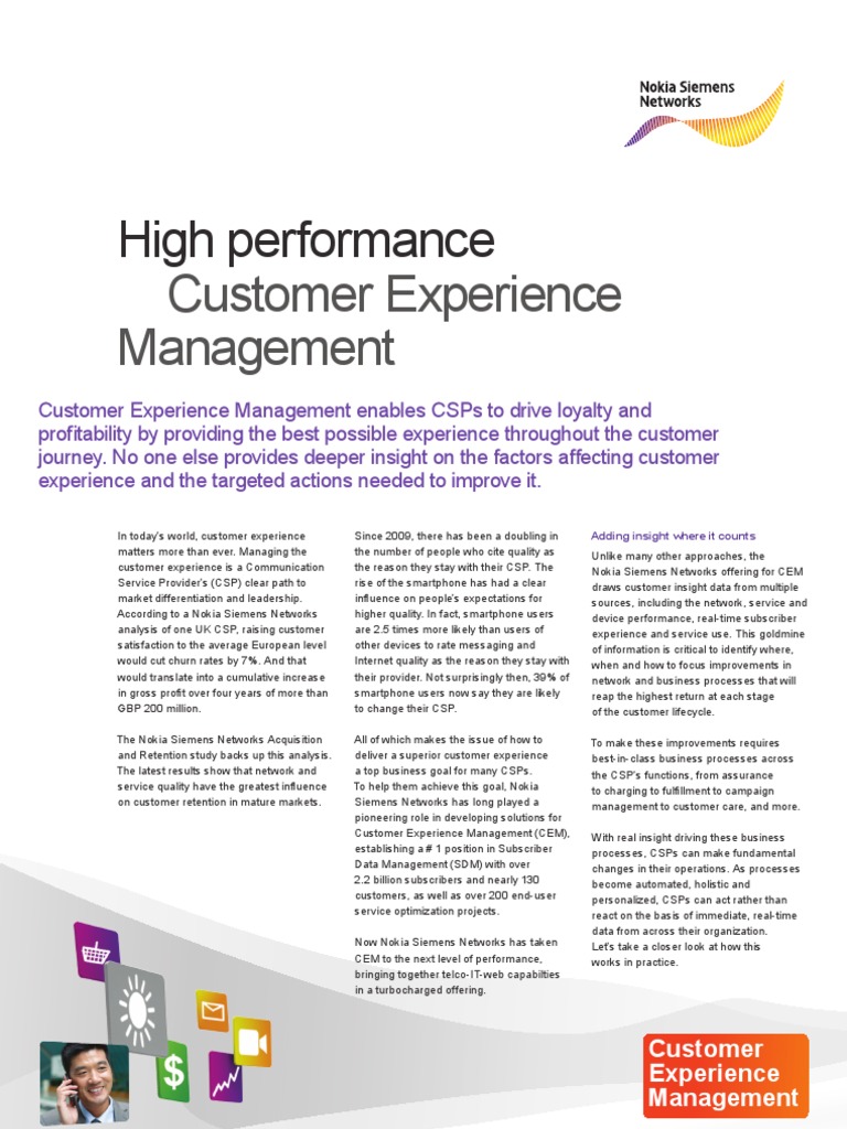 Enhancing Customer Experience Management | PDF | Customer Experience ...