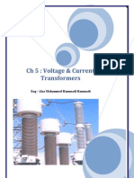 Ch 5: Measuring Voltage & Current Using Transformers /TITLE