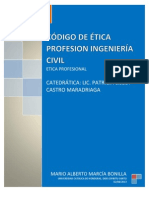 Código de Etica Profesional de Ingeniería Civil