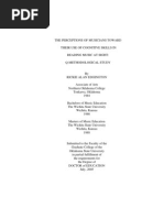 Edgington, R. A. (2005) - The Perceptions of Musicians Toward Their Use of Cognitive Skills in Reading Music at Sight - Q-Methodological Study (Doctoral Dissertation, Oklahoma State University) .