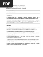 Matriz Curricular Ensino Fundamental