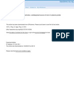 The Inadequate Reference Electrode, A Widespread Source of Error in Plasma Probe