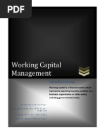 Working Capital Management-Opycl