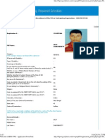 IBPS CWE Application Print