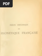 Precis Historique de Phonetique Francaise