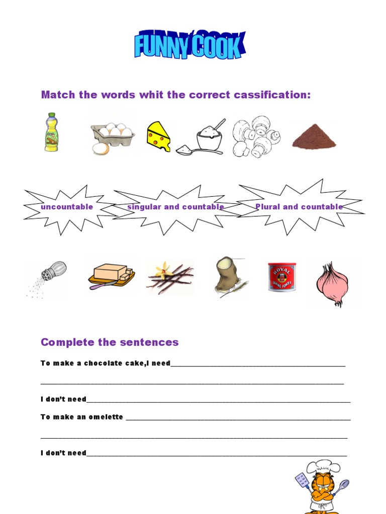 Match The Words Whit The Correct Cassification | PDF
