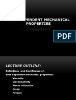 2012 Time Depandant Mechanical Properties, Viscosity, Viscoelasticity