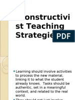 Constructivi ST Teaching Strategies