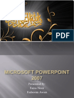 MS Powerpoint 2007
