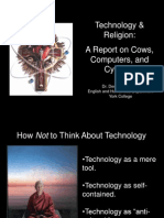 Technology & Religion: A Report On Cows, Computers, and Cyborgs