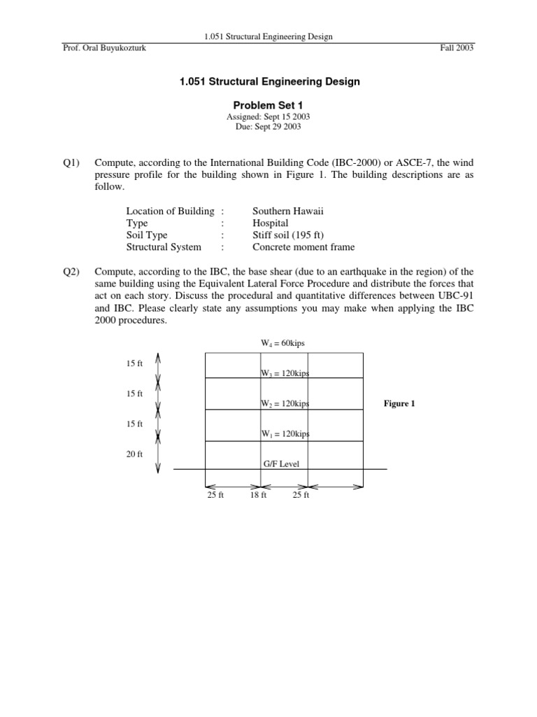 Structural Design Problems for Beams, Columns, Shear Design, and