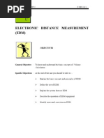 Electronic Distance Measurement (EDM)