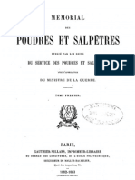 Mémorial des poudres et salpêtres, tome 1, 1882-1883 - France