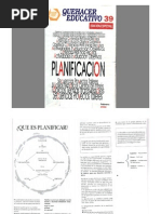 PLANIFICACIÓN Quehacer Educativo #39
