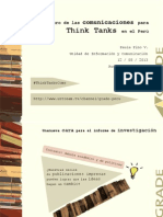 El futuro de las comunicaciones de think tanks