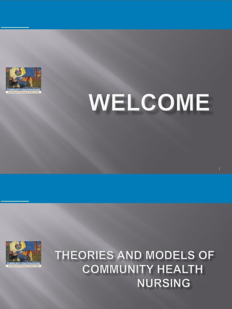 Theories and Models in Community Health Nursing PDF Conceptual