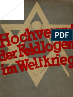 Hochverrat Der Feldlogen Im Weltkrieg Hasselbacher, Friedrich (1935)