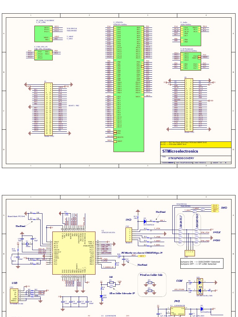 STM32F4 Discovery Board Schematic | PDF | Digital Electronics ...