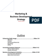 Marketing & Business Development Strategy: Sample of Work