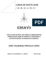 Postulados Basicos, Que Sobre El Simbolismo de Primer