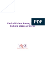 Clerical Culture Among Roman Catholic Diocesan Clergy