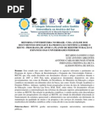 REFORMA UNIVERSITÁRIA NO BRASIL UMA ANÁLISE DOS DOCUMENTOS O