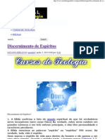 Discernimento de Espíritos - Portal Da Teologia PDF