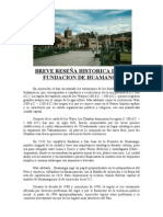 Breve Reseña Historica de La Fundacion de Huamanga