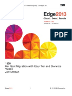 IBM® Edge2013 - Hot Spot Migration with EasyTier and V7000
