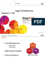 IBM® Edge2013 - IBM Cloud Storage Architectures