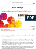 IBM® Edge2013 - Optimizing Virtual Storage Performance