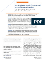 SubmicroJ Femto Laser Corneal Tissu Dissection