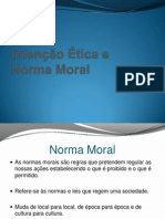 Intenção Ética e Norma Moral