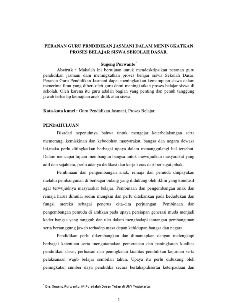 Makalah Tentang Peningkatan Mutu Pendidikan Sekolah Dasar