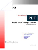 Hitachi® Device Manager Software - Getting Started - HC1493