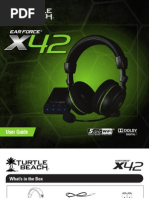 Download Turtle Beach X42 UserGuide ENGLISH by paco1x SN160828991 doc pdf
