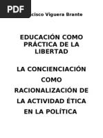 LA CONCIENCIACIÓN COMO  RACIONALIZACIÓN DE LA ACTIVIDAD ÉTICA EN LA POLÍTICA