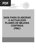 GUÍA PLAN DE MEJORA