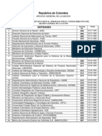 Tabla de Retencion Documental de La Electrificadora Del Caqueta