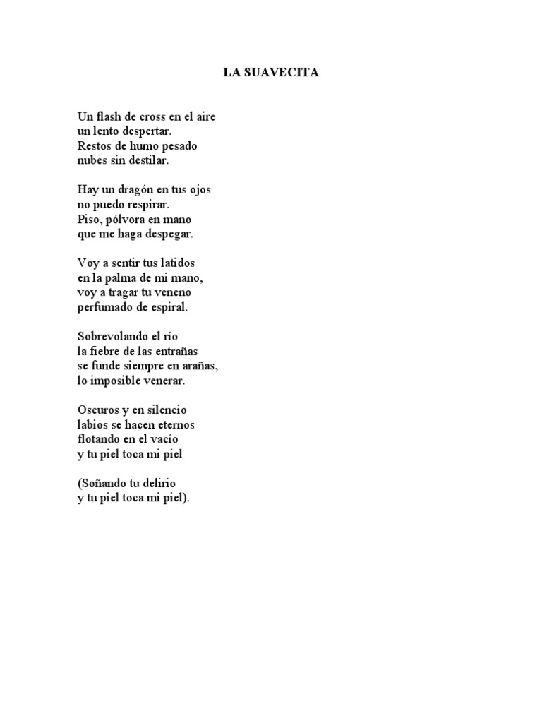 La Suavecita Pdf