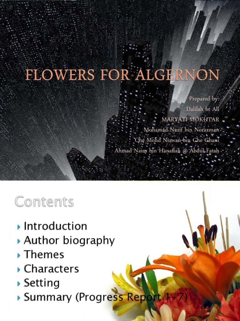 Flowers For Algernon PDF Science Science (General)