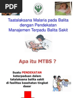 Download Tatalaksana Malaria Pada Balita Dg MTBS by Eri Prabowo SN160852561 doc pdf