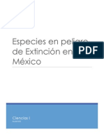 Especies en Peligro de Extinción en México